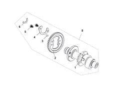 REGAL RAPTOR Promax 500 Eksantirik Mili