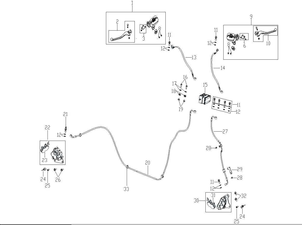 VOGE SR3 250 ARKA FREN MÜŞÜRÜ