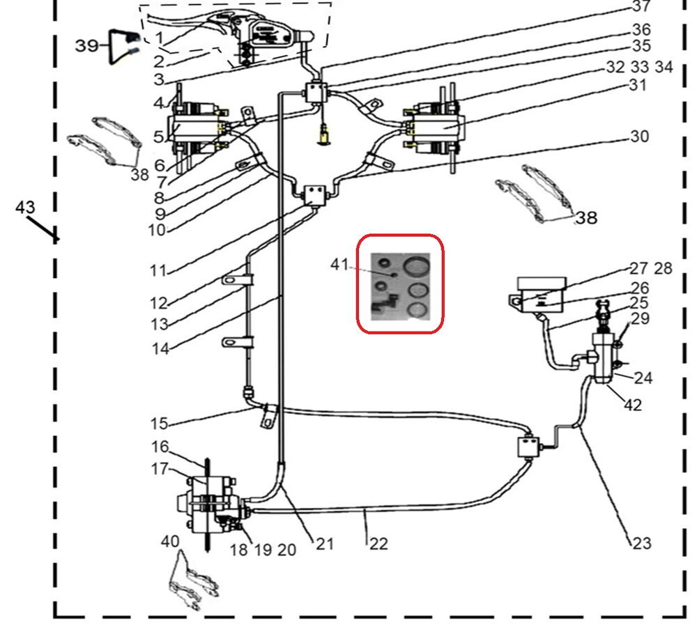 REGAL RAPTOR F320 Fren Merkez Tamir Kiti