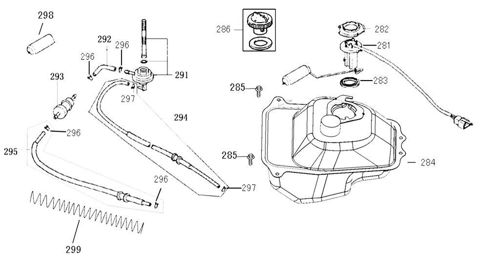 YUKİ RETRO BENZİN MUSLUĞU