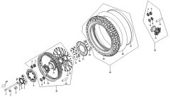 VOGE RALLY 250 ARKA TEKER BURCU SAĞ