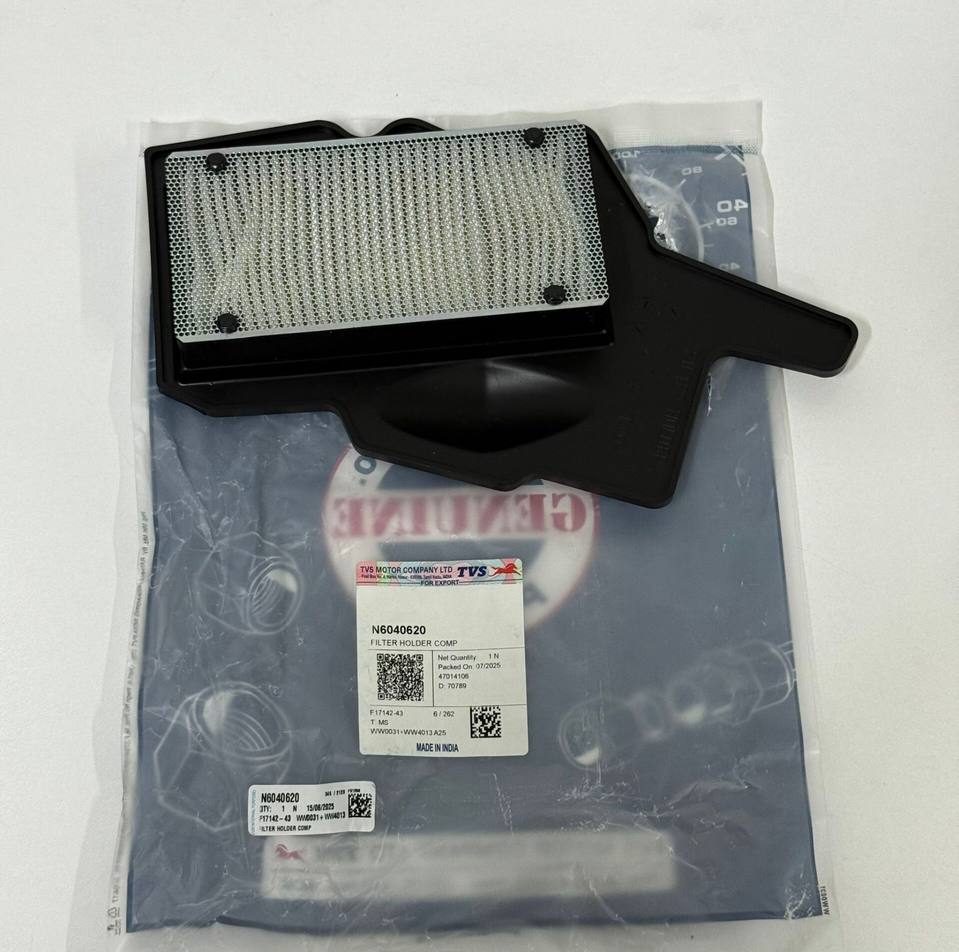 TVS RAIDER 125 TVS ORİJİNAL HAVA FİLTRESİ