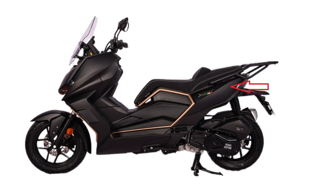 REGAL RAPTOR Xsuv 125 Sele Altı Grenaj Sol Mat Siyah