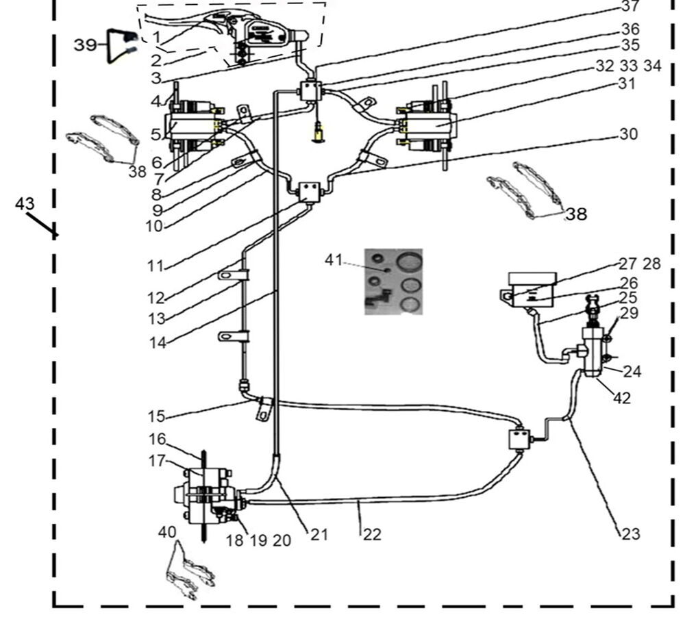 REGAL RAPTOR F320 Ön Fren Kombine Baglantısı 11 Numara !
