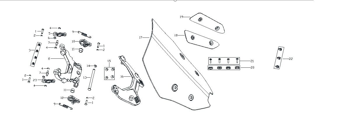 VOGE SR3 250 ÖN SİPERLİK PLS SOL