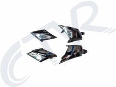 JUPITER 125 CC ÖN PANEL SAĞ ÜST SAL ALT SOL ÜST SOL ALT YAN NİKELAJ KAPAK SETİ CTVR