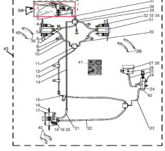 REGAL RAPTOR F320 Arka Fren Üst Merkez Komple