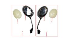 AYNA SET KREM BEYAZ ( RİSOTTO 50 )
