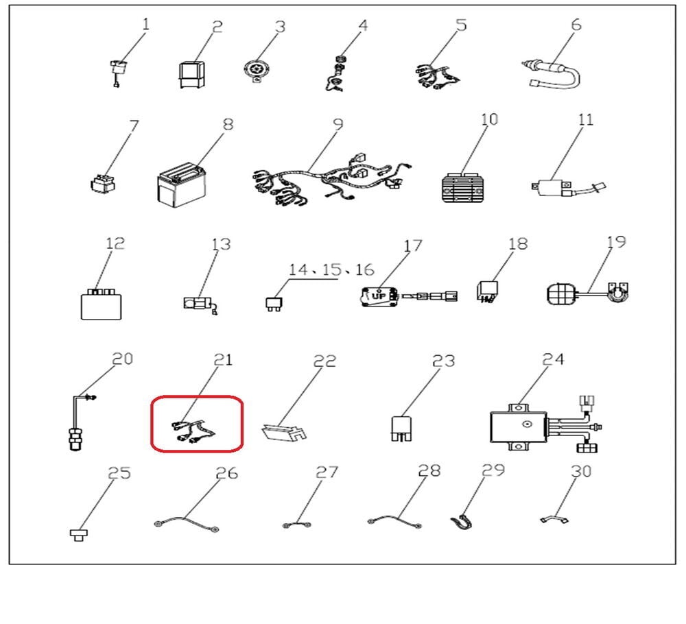 REGAL RAPTOR F320 Vites Sensör Tesisatı