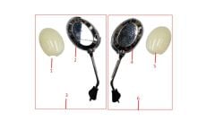 AYNA SET GRİ ( RİSOTTO 50 )