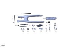 YUKİ DIRTY PAWS 250 2T ARKA SALINCAK