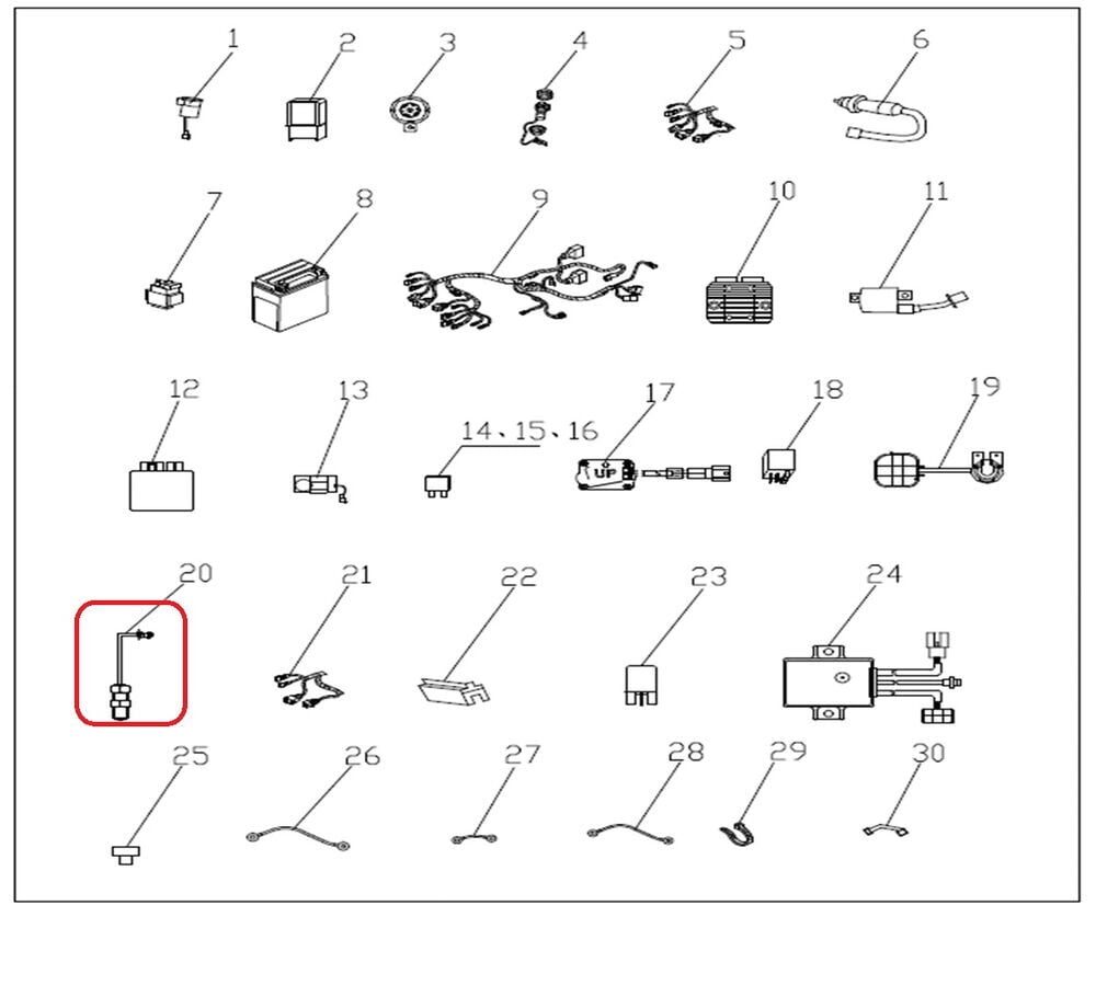 REGAL RAPTOR F320 Vites Sensörü