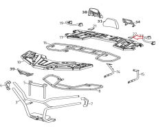 REGAL RAPTOR Promax 650L Arka Çamurluk Üst Grenaj Kapak Sol