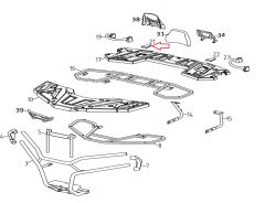 REGAL RAPTOR Promax 650L Arka Çamurluk Üst Grenaj Kapak Sağ