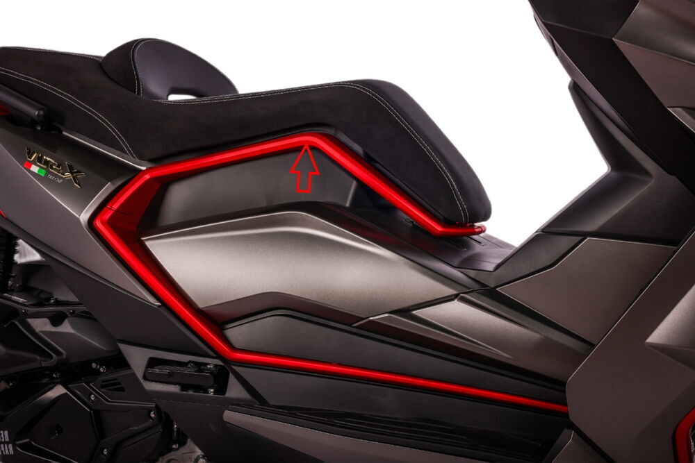 REGAL RAPTOR Xsuv 125 Sele Altı Kedor Kapağı Mat Kırmızı Sağ