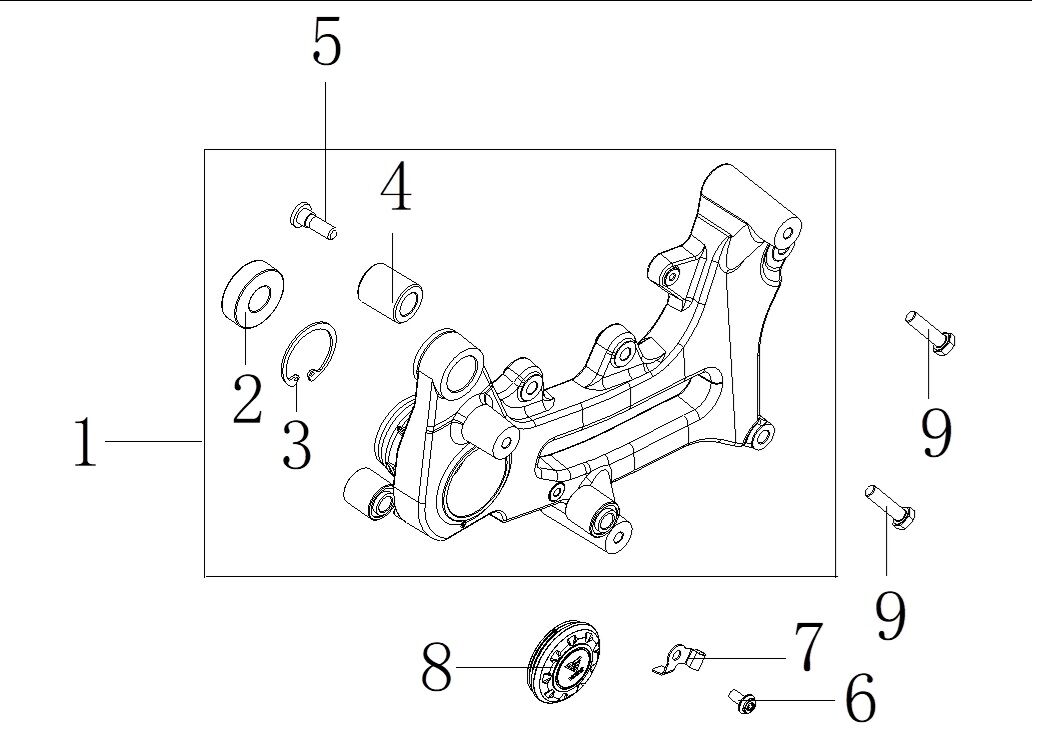 VOGE SR3 250 EGZOZ BAĞLANTI DEMİRİ DEKOR KAPAK