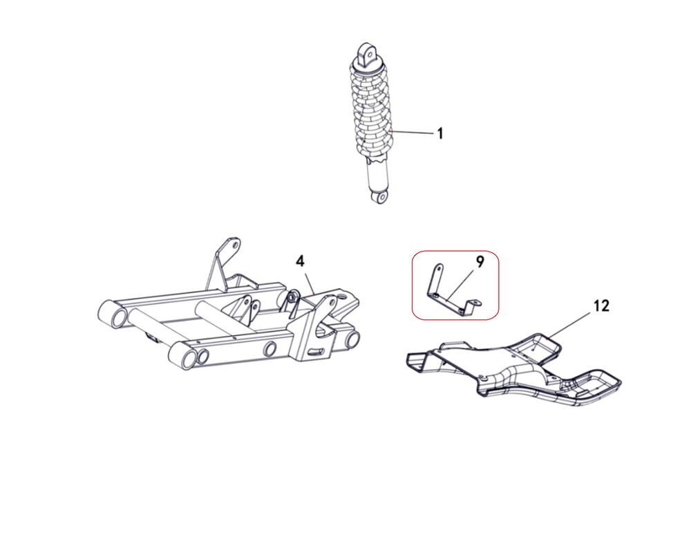 REGAL RAPTOR M210 Salıncak Braketi