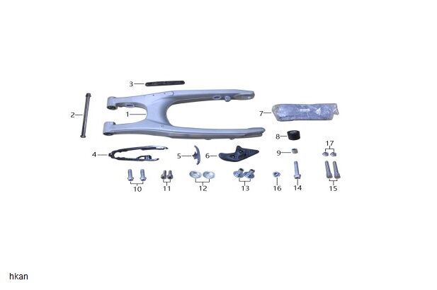 YUKİ DIRTY PAWS 250 2T ZİNCİR GERGİ