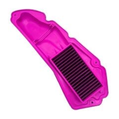 HONDA PCX 125 2021 - 2025 UYUMLU YIKANABİLİR PERFORMANS HAVA FİLTRESİ PEMBE