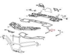 REGAL RAPTOR Promax 650L Arka Çamurluk Alt Destek Braketi Sağ