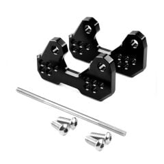 YAMAHA R25 - R3 SÜRÜCÜ BASAMAK BRAKETİ TAKIM SİYAH