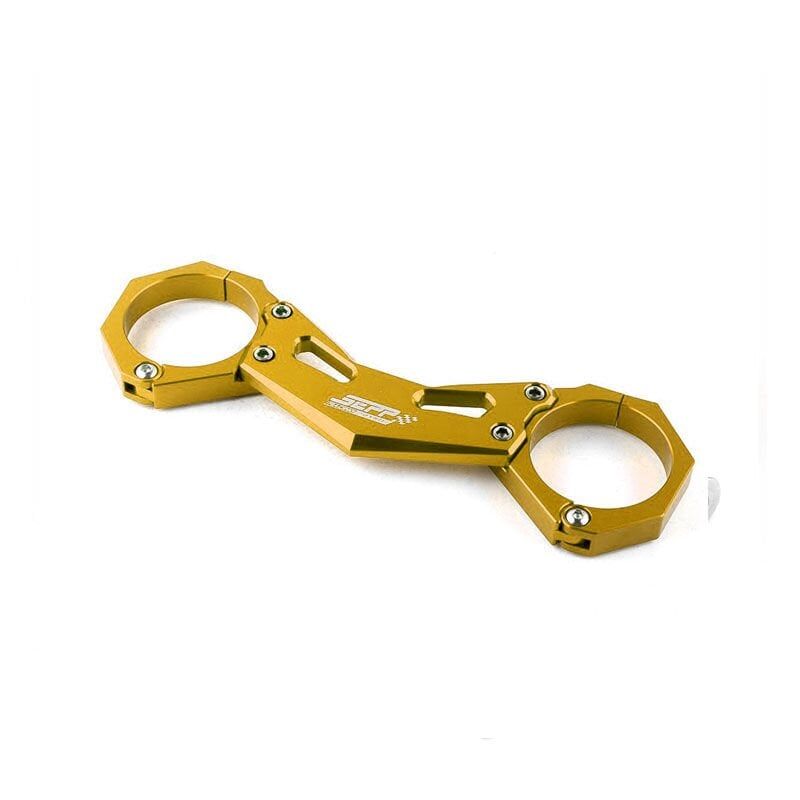 YAMAHA R25 - R3 UYUMLU AMORTİSÖR SABİTLEME BRAKETİ GOLD