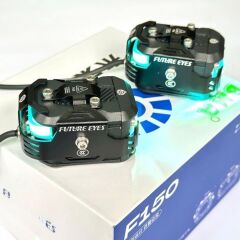 Future Eyes F150 PRO Motosiklet Sis Farı 60W Mavi Angel