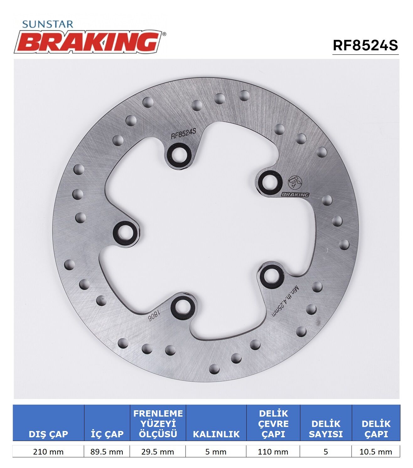 Suzuki BURGMAN AN 400 SUZUKI BURGMAN 400 YUVARLAK ARKA FREN DİSKİ