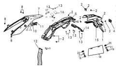 VOGE RALLY 250 ARKA ÇAMURLUK BRAKETİ