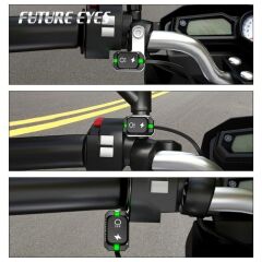 Future Eyes F150S MINI Motosiklet Sis Farı 60W (Wireless Tuş Takımı)
