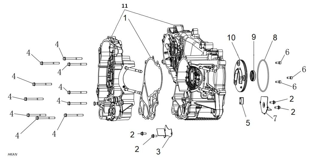 VOGE SR3 250 MOTOR BLOĞU SET