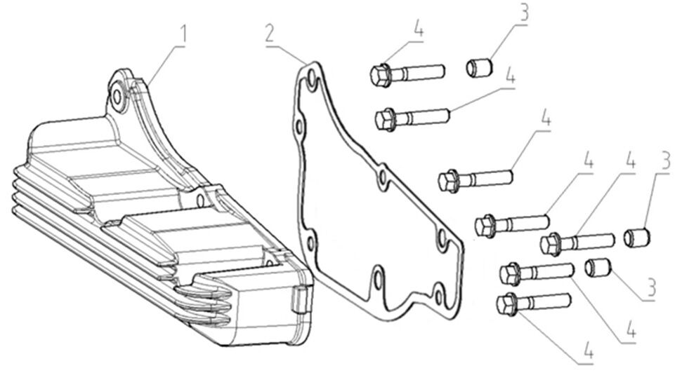 VOGE SR3 250 YAĞ KARTEL ALT KAPAK
