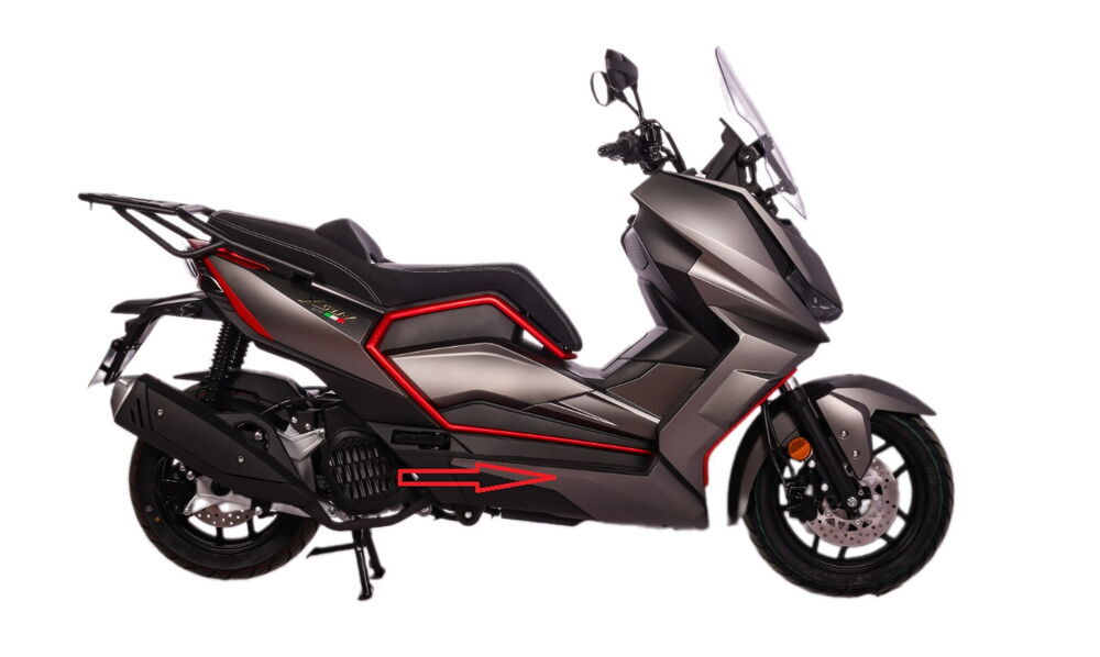 REGAL RAPTOR Xsuv 125 Marşbiyel Sağ Mat Gri
