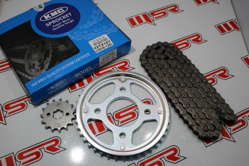 DİŞLİ SETİ CBF 150 15T 42T 428HX128L BAKLA KMC