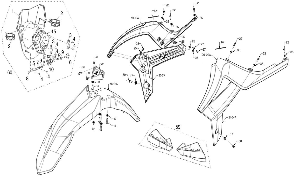 YUKİ GASGAS 2018 ÖN ÇAMURLUK KIRMIZI