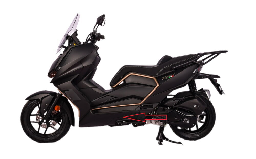 REGAL RAPTOR Xsuv 125 Marşbiyel Sol Mat Siyah
