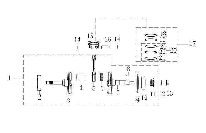 YUKİ GELATO 150 PİSTON