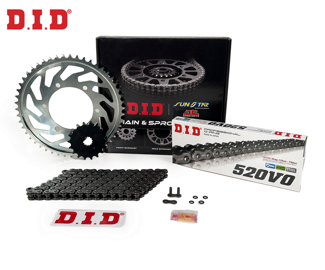 ZİNCİR DİŞLİ SETİ HONDA CBR 250R (250 cc) (2010-2013) JS520ORING643