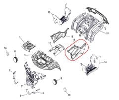 REGAL RAPTOR M210 Ayak İç Grenaj Sağ Gri