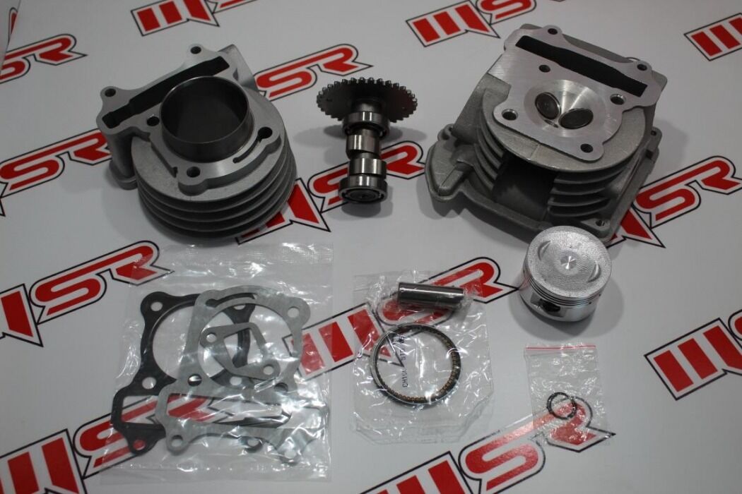 GY6 50 cc - 50mm 80cc  SİLİNDİR-KAPAK-EKSANTRİK SET DQ SÜBAP ORJINAL