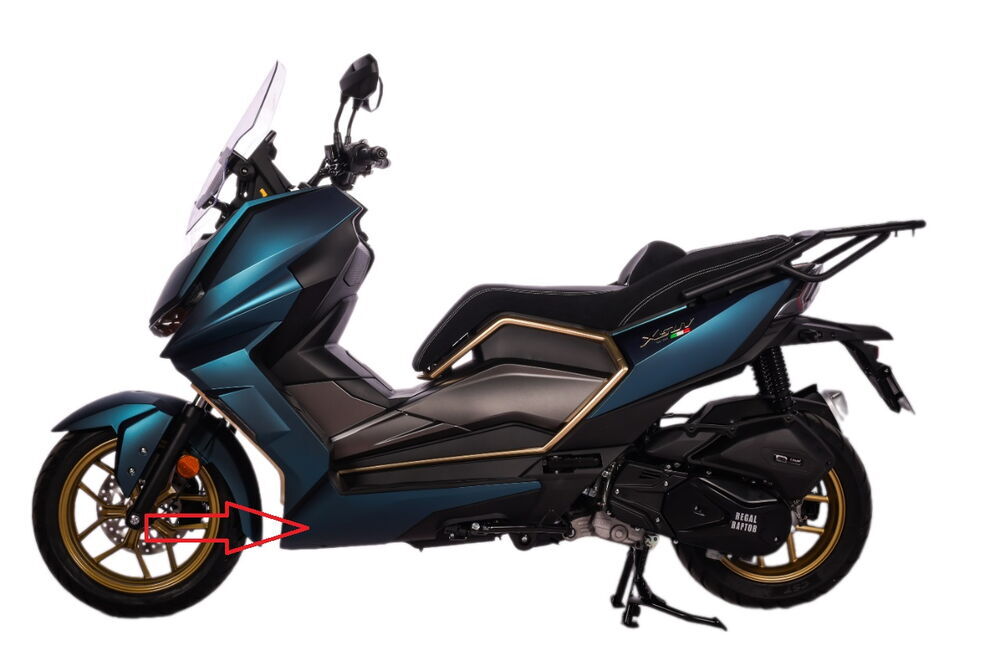 REGAL RAPTOR Xsuv 125 Marşbiyel Sol Mat Mavi