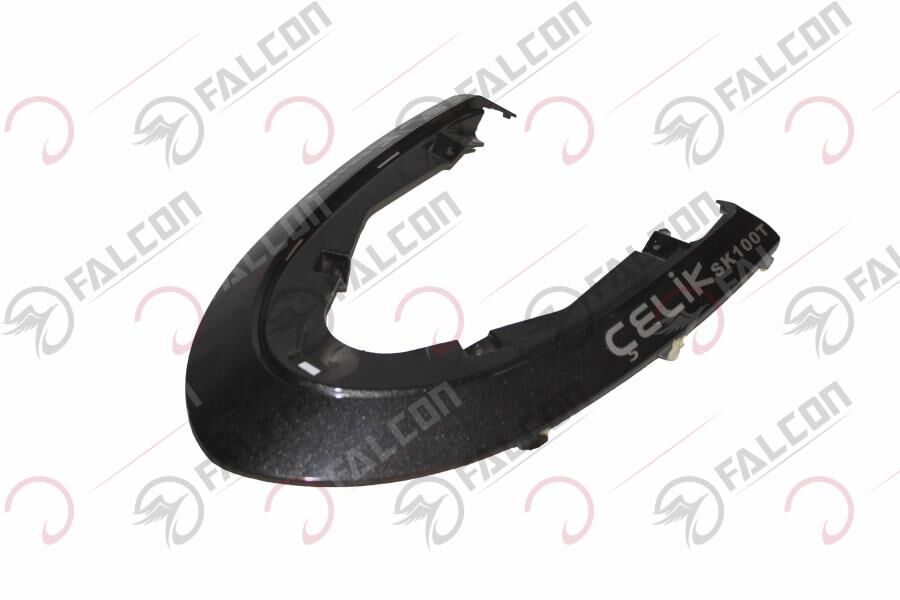 Falcon Scooter Çelik Ön Krenaj Üst Parça Gri