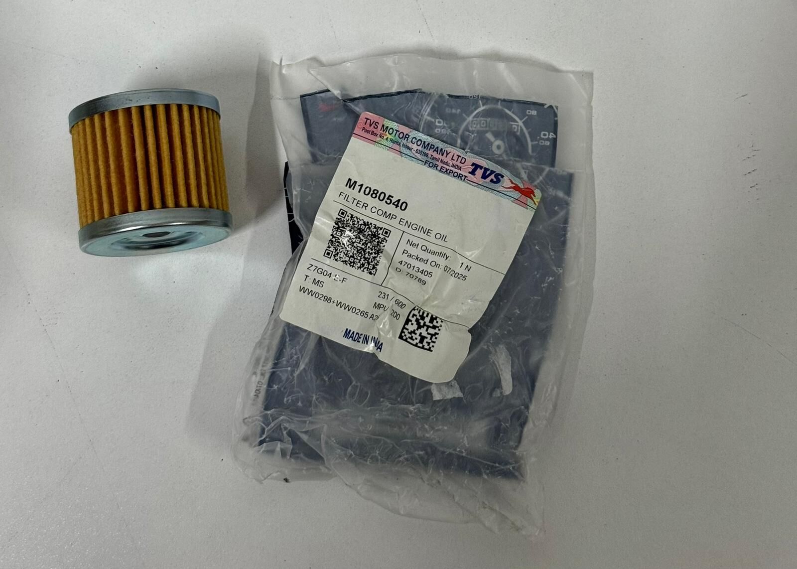 TVS APACHE RTR 200 TVS ORİJİNAL YAĞ FİLTRESİ