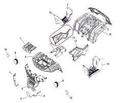 REGAL RAPTOR M210 Ayak İç Grenaj Sol Kırmızı