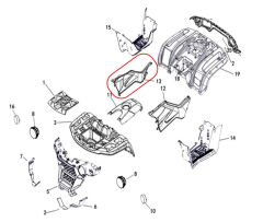 REGAL RAPTOR M210 Ayak İç Grenaj Sol Gri
