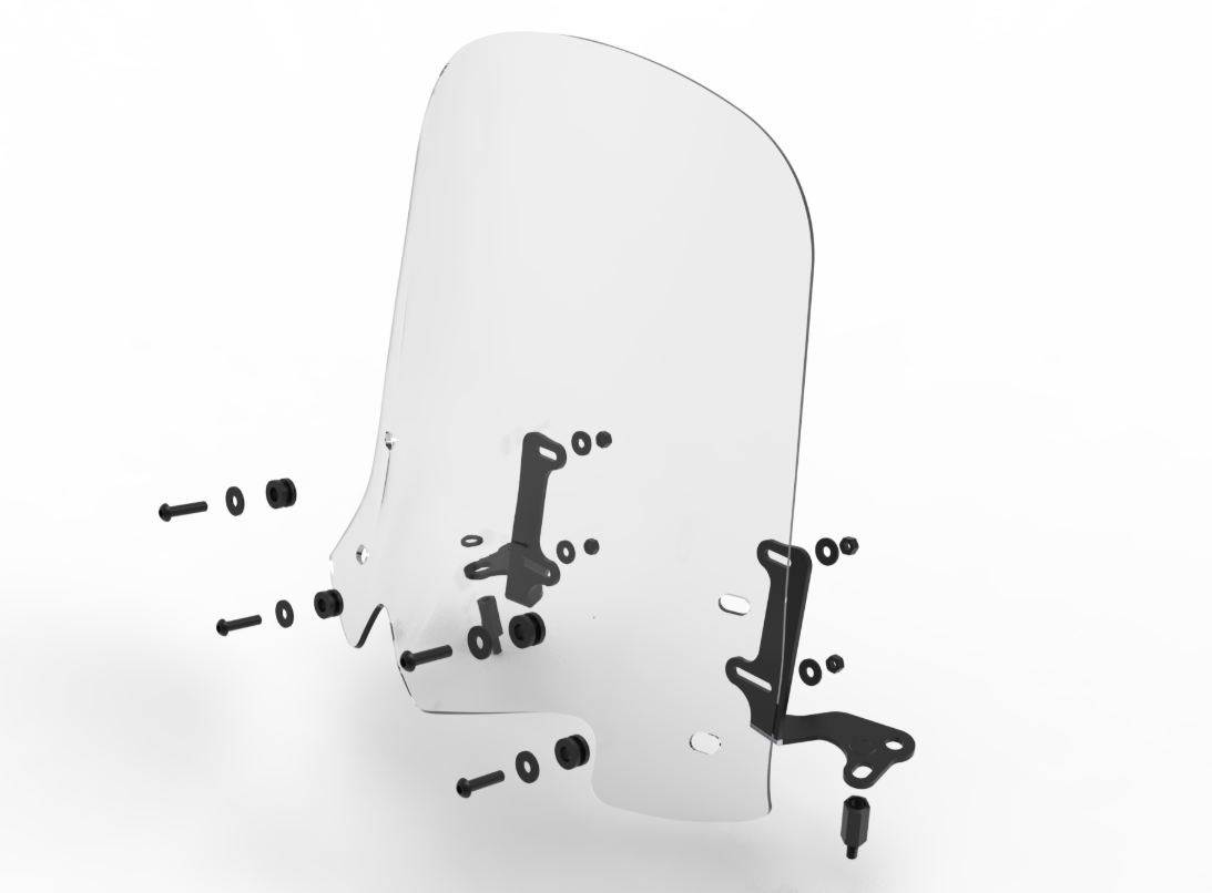 Honda Activa 2023-2024 Şeffaf Tur Camı