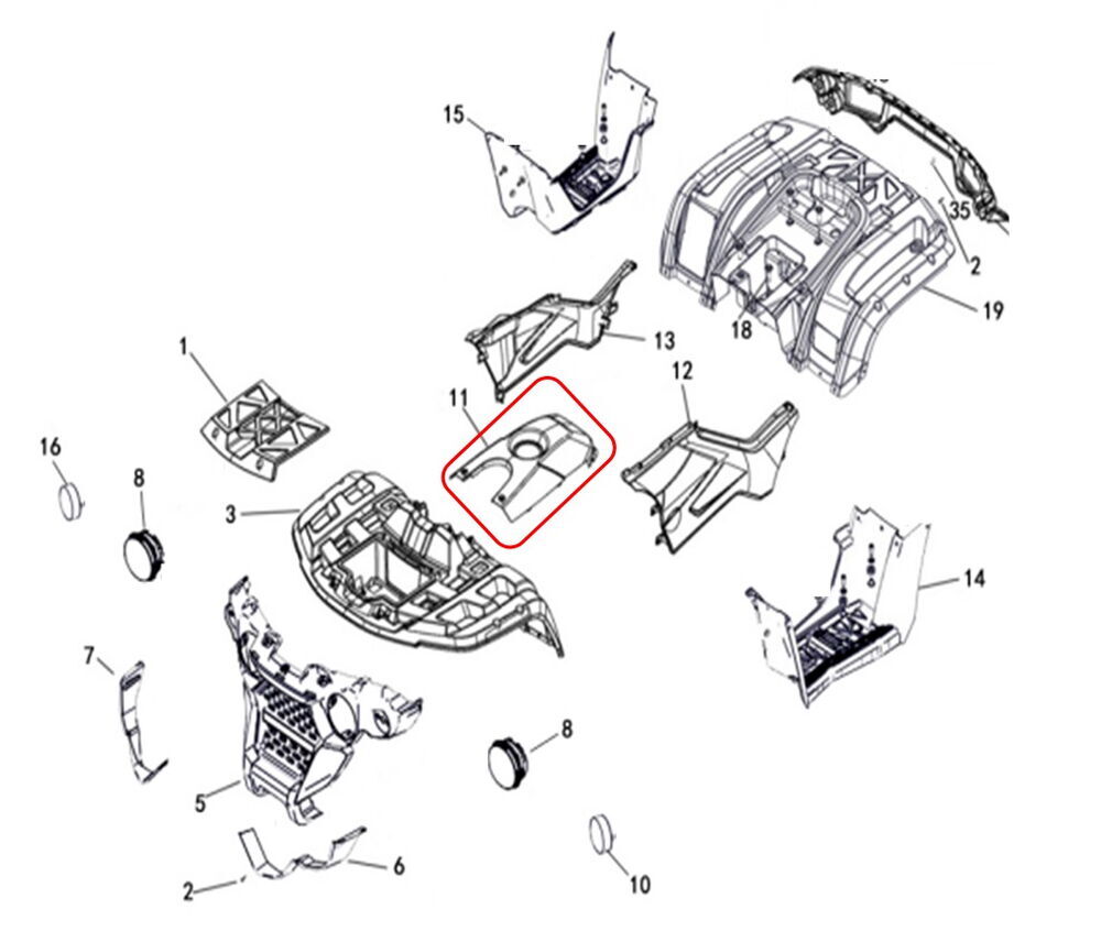 REGAL RAPTOR M210 Benzin Depo Grenajı Gri