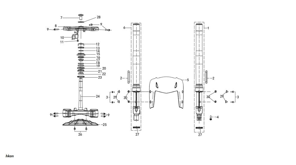 VOGE 525 RR ÖN AMARTİSÖR SAĞ