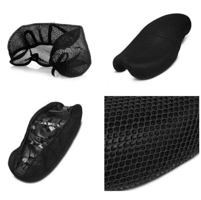 HONDA ACTİVA 125 2023 - 2024 UYUMLU 3D FİLELİ HAVA DESTEKLİ KONFOR KOLTUK KILIFI XL BEDEN