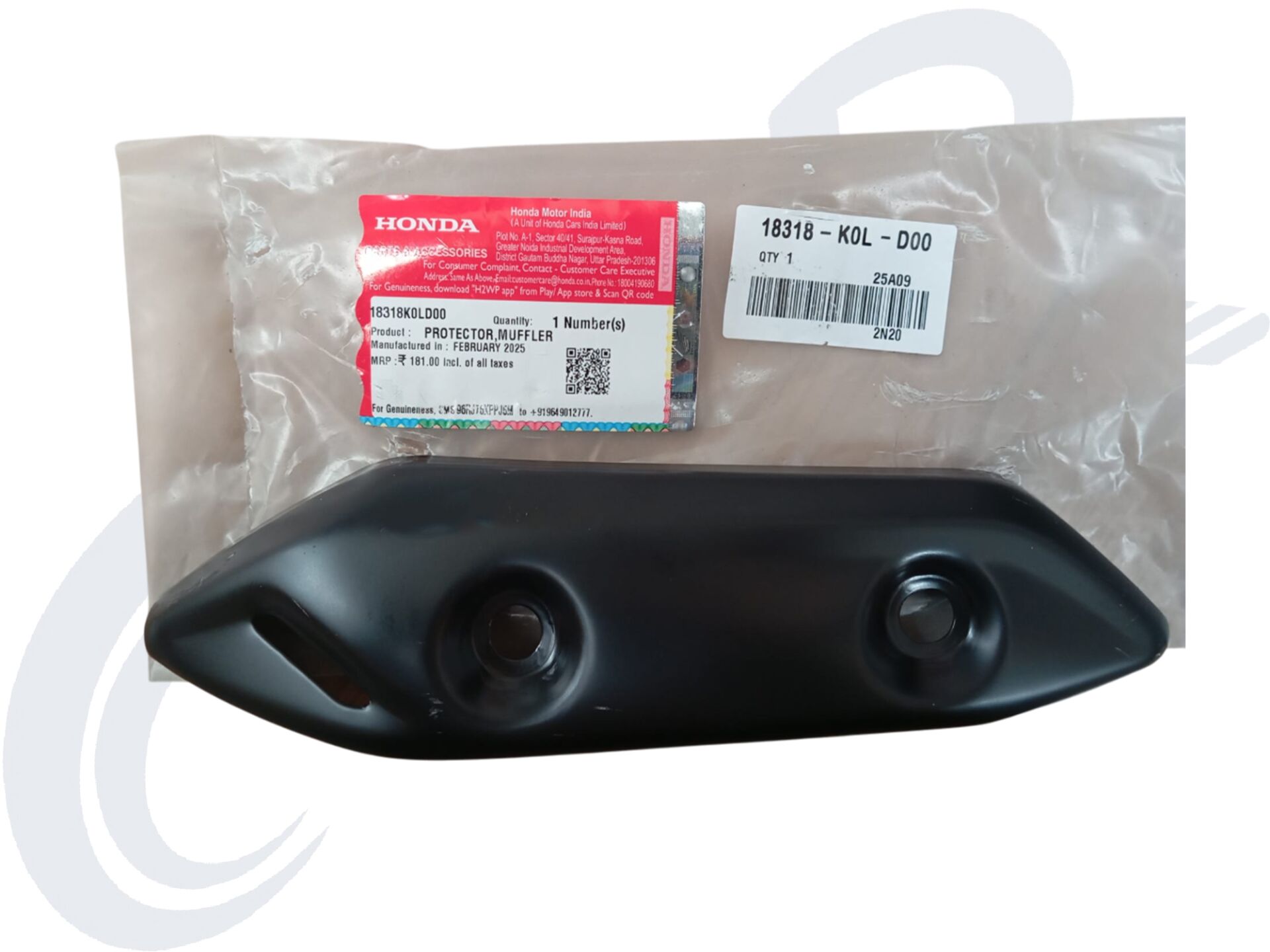 HONDA ACTİVA 125 NEW DELUX EGZOZ KORUMA ORJ